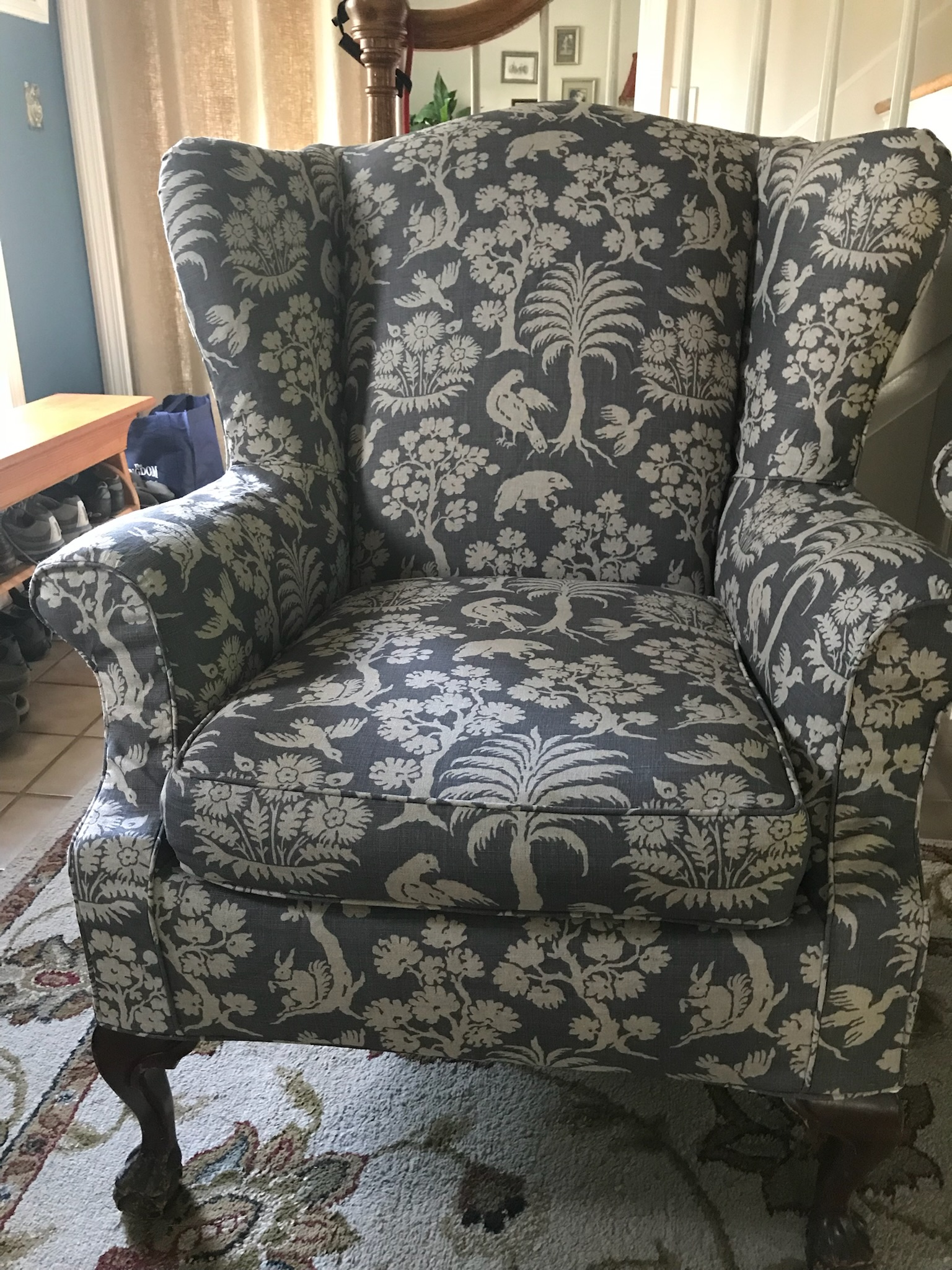 Slipcovered Tropical Chair